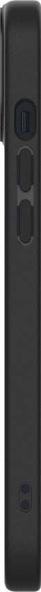 Spigen ACS04946 - iPhone 14 Plus - Soft case - Vegan leer - MagSafe - Zwart