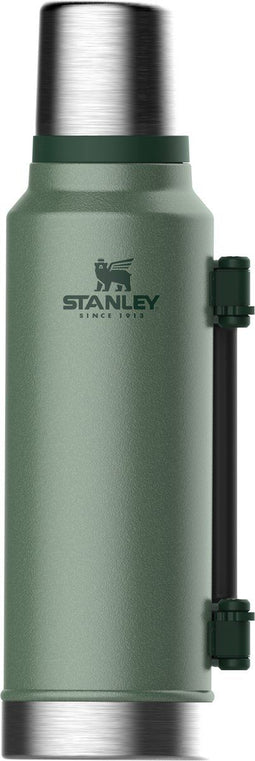 Stanley Classic Legendary Bottle 1,4L | Hammertone Green | Thermosfles houdt 40 uur warm, 35 uur koud | Vaatwasserbestendig | Roestvrijstalen Thermoskan | Lekvrij