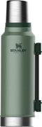 Stanley Classic Legendary Bottle 1,4L | Hammertone Green | Thermosfles houdt 40 uur warm, 35 uur koud | Vaatwasserbestendig | Roestvrijstalen Thermoskan | Lekvrij