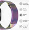 imoshion Milanees magnetisch bandje - Geschikt voor Apple Watch 1, 2, 3, 4, 5, 6, 7, 8, 9, 10 (42 mm), SE - 38/40/41 mm - Colorful - M