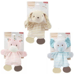 Toi Toys Baby knisperdoek - Bijtring met knispergeluid - Willekeurig