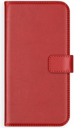 Selencia Hoesje Geschikt voor Samsung Galaxy Note 10 Plus Hoesje Met Pasjeshouder - Selencia Echt Lederen Bookcase - Rood