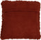 J-Line kussen Gebreid Vierkant - polyester/acryl - rood