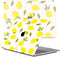 Lunso Geschikt voor MacBook Pro 13 inch M1/M2 (2020-2022) cover hoes - case - Squeezy Lemon