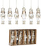 House of Seasons Notenkraker - Kerst Ornament - Set van 6 - Goud (6 stuks)