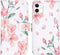 iMoshion Hoesje Geschikt voor iPhone 11 Hoesje Met Pasjeshouder - iMoshion Design Softcase Bookcase - Wit / Roze / Blossom Watercolor