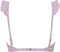Beachlife Lilac Check Ruffle - Bikinitop met voorgevormde cups en beugel - Maat 36E - Lila/Geblokt