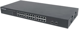 Intellinet 561044 - Unmanaged Switch - 24x Gigabit Ethernet 1Gbps - 2x SFP