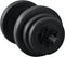 ArtSport Halterset - Dumbells 20 kg - 2-delig - Zwart (2 stuks)