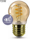 Philips LED Kogellamp Spiraal Goud - 15 W - E27 - Dimbaar extra warmwit licht