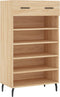 vidaXL - Schoenenkast - 60x35x105 - cm - bewerkt - hout - sonoma - eikenkleurig