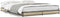 vidaXL - Bedframe - bewerkt - hout - metaal - sonoma - eikenkleurig - 90x190 - cm