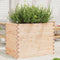 vidaXL - Plantenbak - 90x60x68,5 - cm - massief - grenenhout