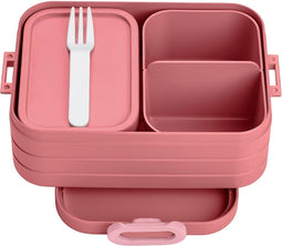 Mepal Bento Lunchbox midi - Broodtrommel - Geschikt voor 4 boterhammen - Vivid mauve