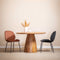 Liviza Ronde eettafel Bruto - Mangohout - Rond Bruin - 75 cm , 120 cm , 120 cm