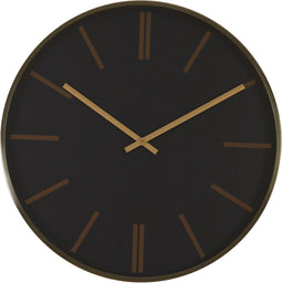 D - Light & Living - Klok EMPORIO - 53x6x53cm - Zwart