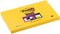 Memoblok 3M Post-it 655 Super Sticky 76x127mm ultra geel - 12 stuks