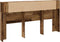 vidaXL - Hoofdbordkast - 200x18,5x102,5 - cm - bewerkt - hout - oud - houtkleurig