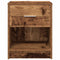 vidaXL - Nachtkastje - met - lade - 40x34x50 - cm - oud - houtkleurig