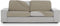 Kussenhoes Eysa THOR Beige 100 x 15 x 200 cm Sofa