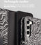 iMoshion Hoesje Geschikt voor Samsung Galaxy S23 Hoesje Met Pasjeshouder - iMoshion Design Bookcase smartphone - Meerkleurig / Black And White