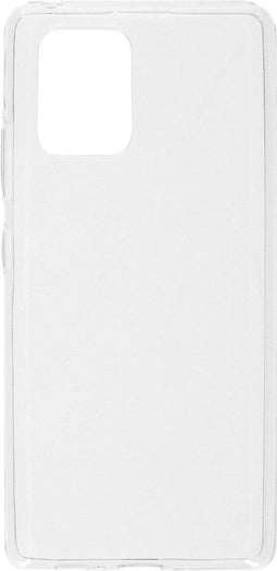 Hoesje Siliconen Geschikt voor Samsung Galaxy S10 Lite - Softcase Backcover smartphone - Transparant