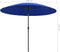 vidaXL - Parasol - met - aluminium - paal - 270 - cm - azuurblauw