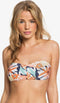 SWIM THE SEA - Bandeau Bikinitop - Medium ondersteuning - Peach Blush Bright Skies