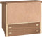 vidaXL - Wandkapstok - SANDNES - 45x12x35 - cm - massief - grenenhout