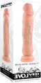 Evolved Dildo Love Toy Realistic Dong, Light 17.7 Cm beige