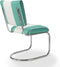 Bel Air Retro Eetkamerstoel CO-27 Turquoise