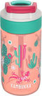 Kambukka Lagoon Drinkfles voor kinderen 400ml Cactus Gekko - met geïntegreerd rietje - drinkbus kinderen - drinkbeker voor school