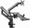 Gembird MA-DA3-02 - Bureaustandaard met monitorarm en notebookstandaard - Geschikt voor 32