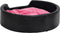 vidaXL - Hondenmand - 99x89x21 - cm - pluche - en - kunstleer - zwart - en - roze