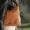Leren Schoudertas Cognac Amelia