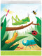 Witbaard Uitdeelzakjes Birthday Bugs Junior 22 Cm Groen 8 Stuks