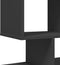 vidaXL - Kamerscherm - / - boekenkast - 92x29x112 - cm - bewerkt - hout - zwart