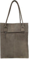 DSTRCT Portland Road - Suede Leren Shopper Anaconda Print - Grijs