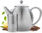 Vaja® Theepot Valerie - Dubbelwandig - 1.2 Liter - RVS met Filter - Mat RVS