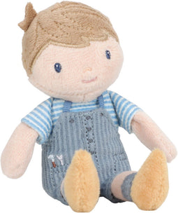 Little Dutch Knuffelpop - Jim - 10 cm - Zacht materiaal - Compact formaat