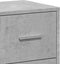 vidaXL - Dressoir - 60x31x84 - cm - bewerkt - hout - betongrijs