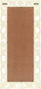 vidaXL - Spiegel - handgesneden - 110x50 - cm - massief - mangohout - wit