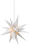 Goobay LED 3D Christmas star, Ø 56 cm, 4.5 V outdoor transformer - outdoor star with timer and 18 po
