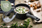 Excellent Houseware Steelpan met Deksel - 18 cm - Zwart