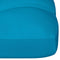 vidaXL - Palletkussen - 120x40x12 - cm - stof - blauw
