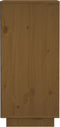 vidaXL - Dressoir - 31,5x34x75 - cm - massief - grenenhout - honingbruin