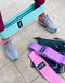 Positive Things Resistance Bands - Set van 4 weerstandsbanden - Full body fitness elastieken - Pastel roze