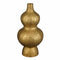 Mica Decorations Vaas Chad - 17x17x35 cm - Keramiek - Goud