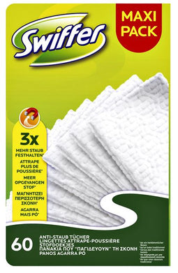 Swiffer Vloerreiniger Droge Vloerdoekjes - 3 x 20 navullingen