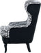 MOLDE - Fauteuil - Zwart - Polyester